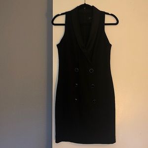 Jessica Simpson - Satin Collar Stretch Midi Dress